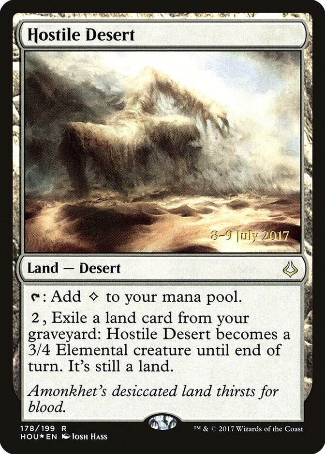 Hostile Desert [Prerelease Cards] 178