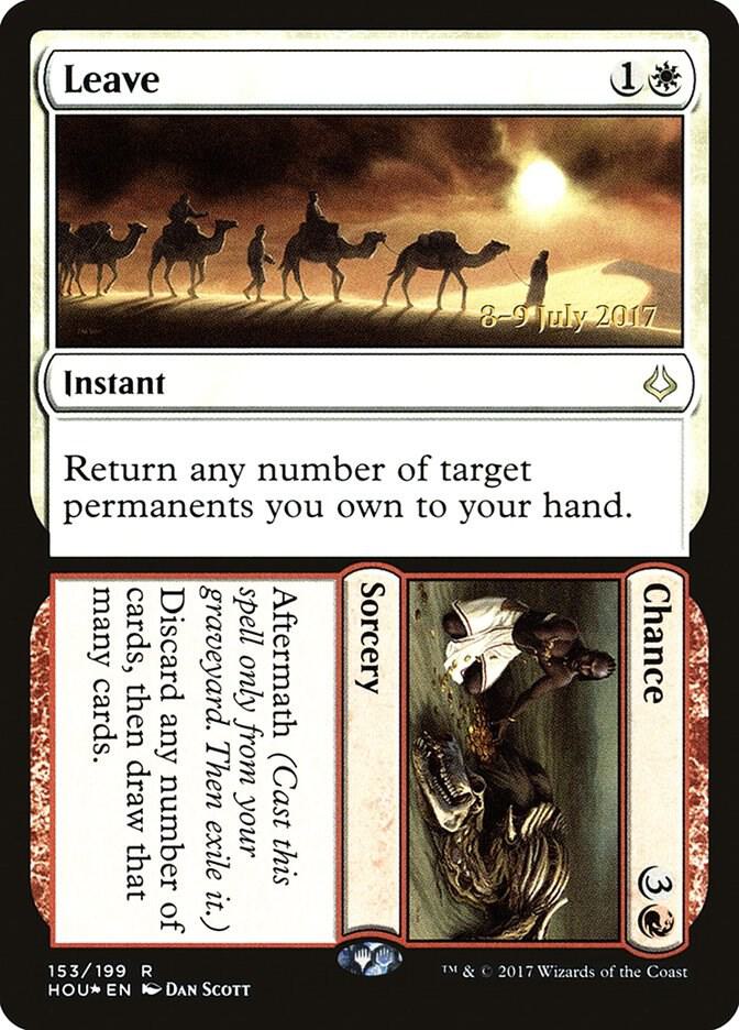 Leave // Chance [Prerelease Cards] 153