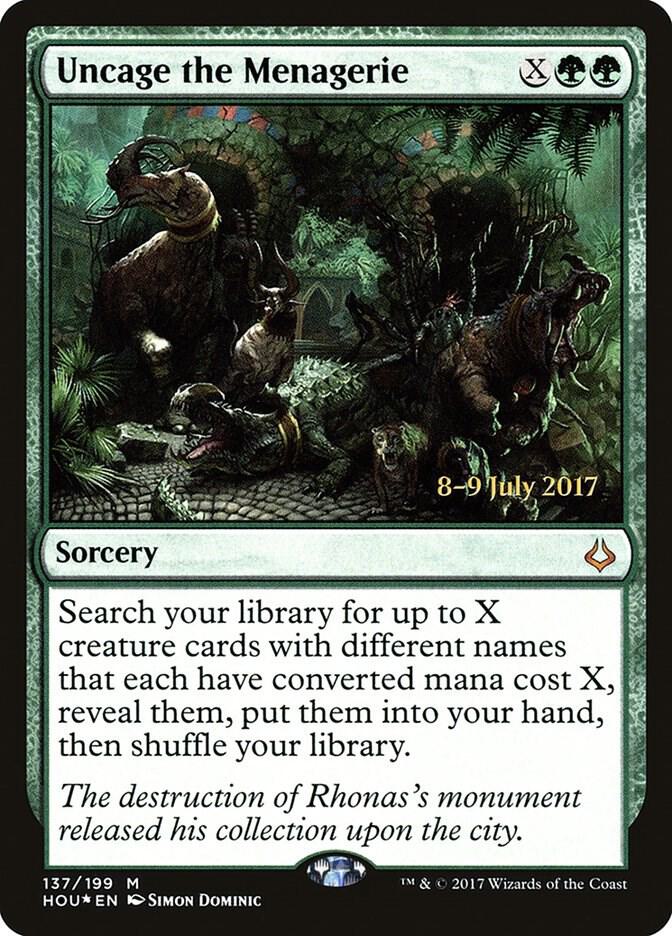 Uncage the Menagerie [Prerelease Cards] 137