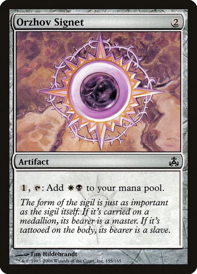 Orzhov Signet [Guildpact] 155