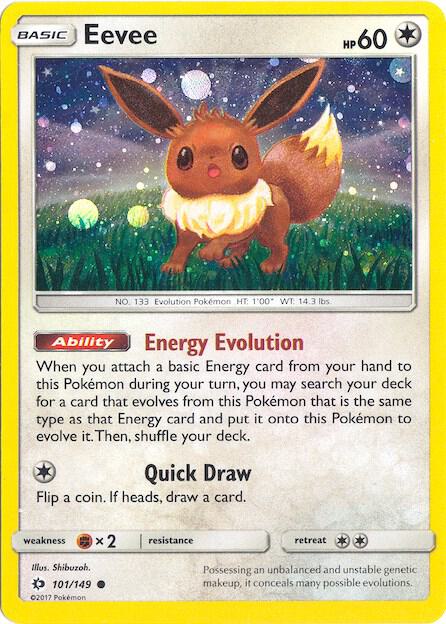 Eevee - 101/149 (Cosmos Holo) [Miscellaneous Cards & Products] 101/149