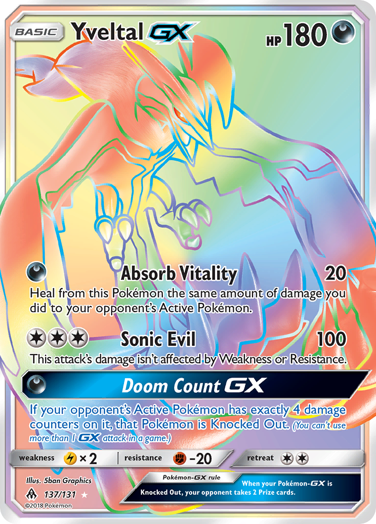 Yveltal-GX - 137/131 Forbidden Light