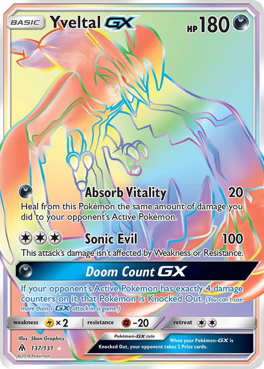 Yveltal-GX - 137/131 Forbidden Light