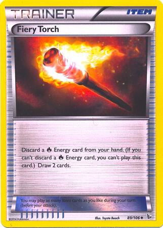 Fiery Torch - 89/106 (Sheen Holo) [Miscellaneous Cards & Products] 089/106
