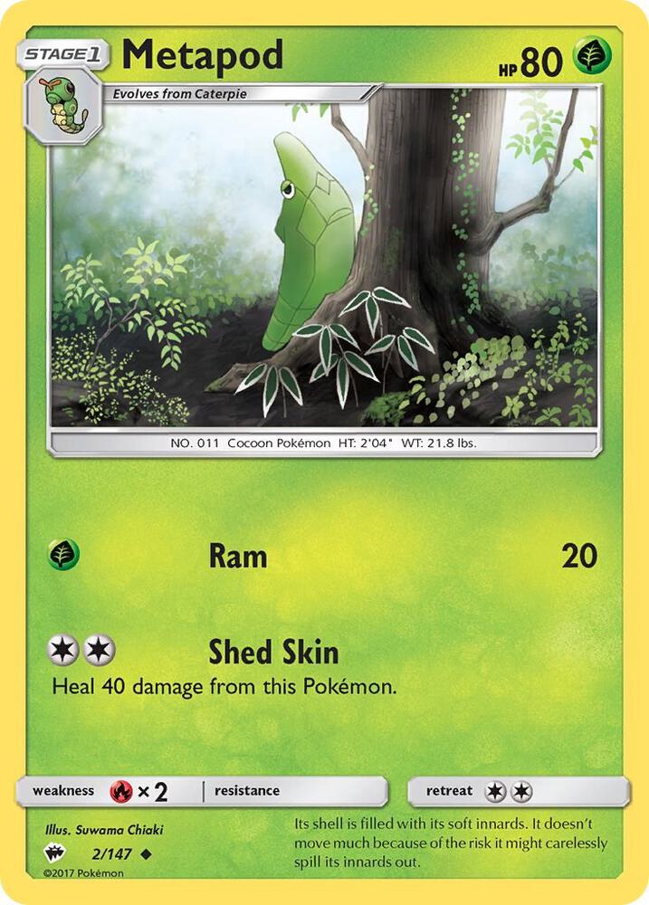 Metapod [SM - Burning Shadows] 2/147