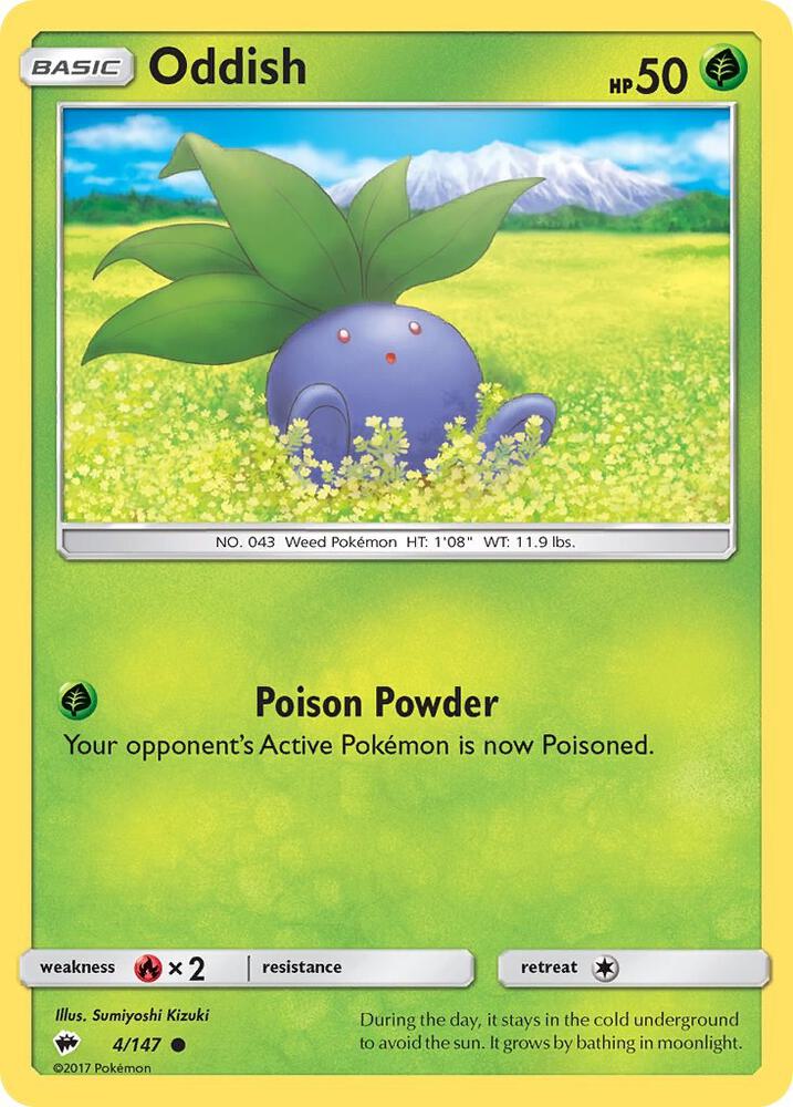 Oddish [SM - Burning Shadows] 4/147