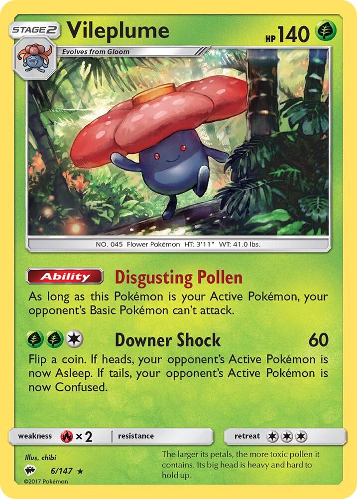 Vileplume [SM - Burning Shadows] 6/147