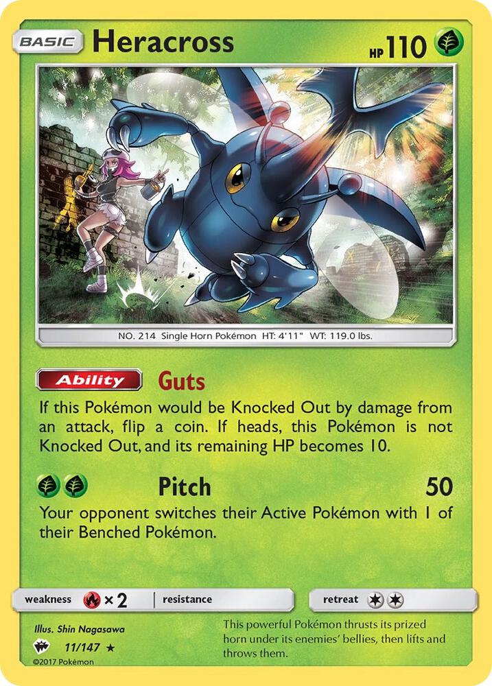 Heracross [SM - Burning Shadows] 11/147