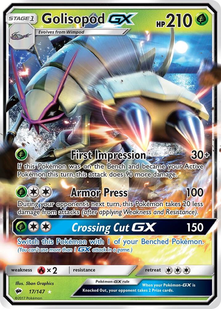 Golisopod GX [SM - Burning Shadows] 17/147