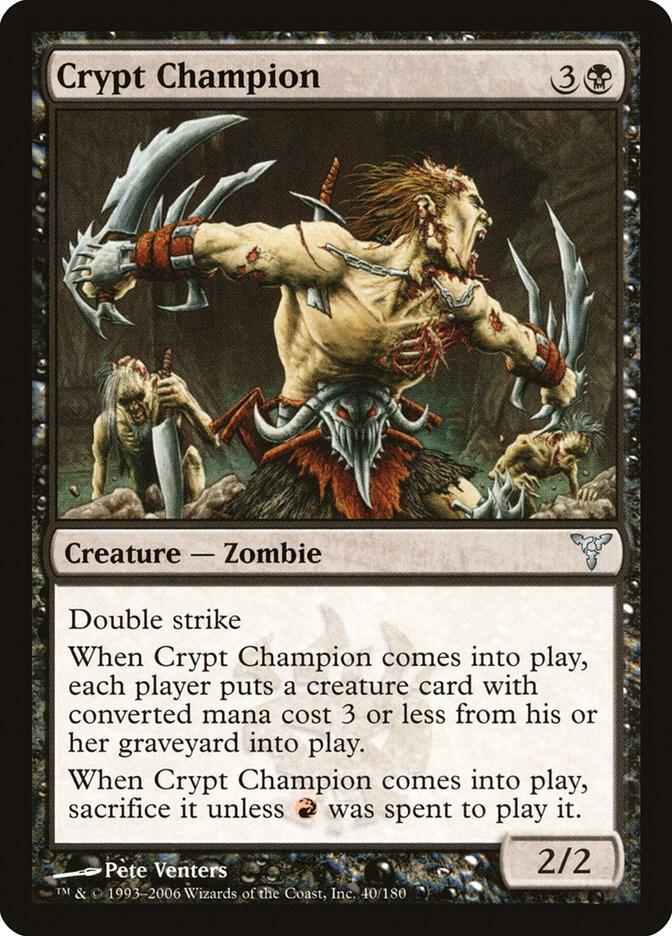 Crypt Champion [Dissension] 40