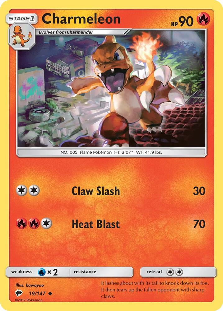 Charmeleon [SM - Burning Shadows] 19/147