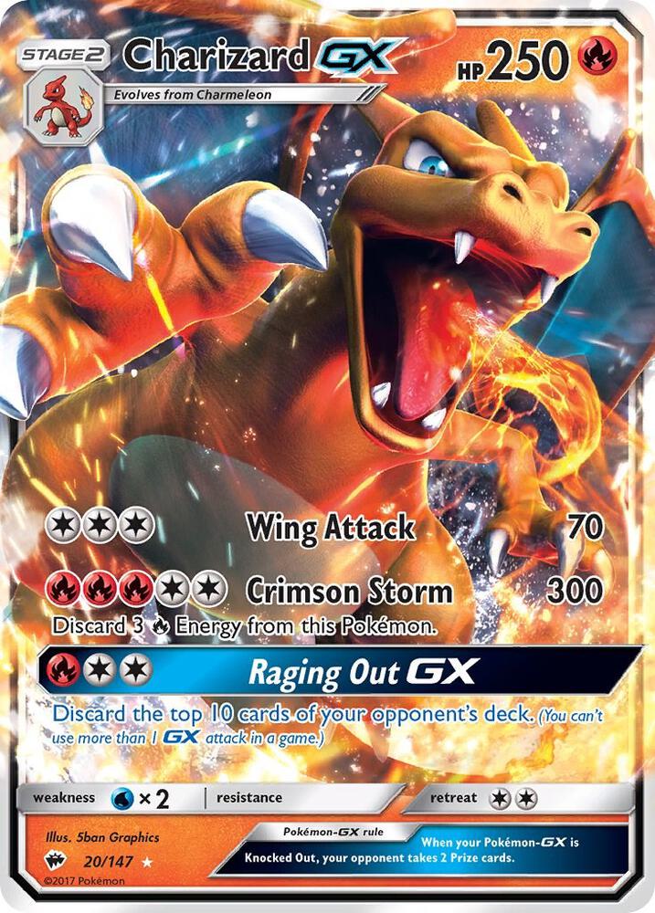Charizard GX [SM - Burning Shadows] 20/147
