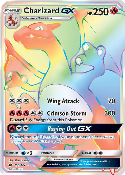 Charizard GX (Secret) [SM - Burning Shadows] 150/147