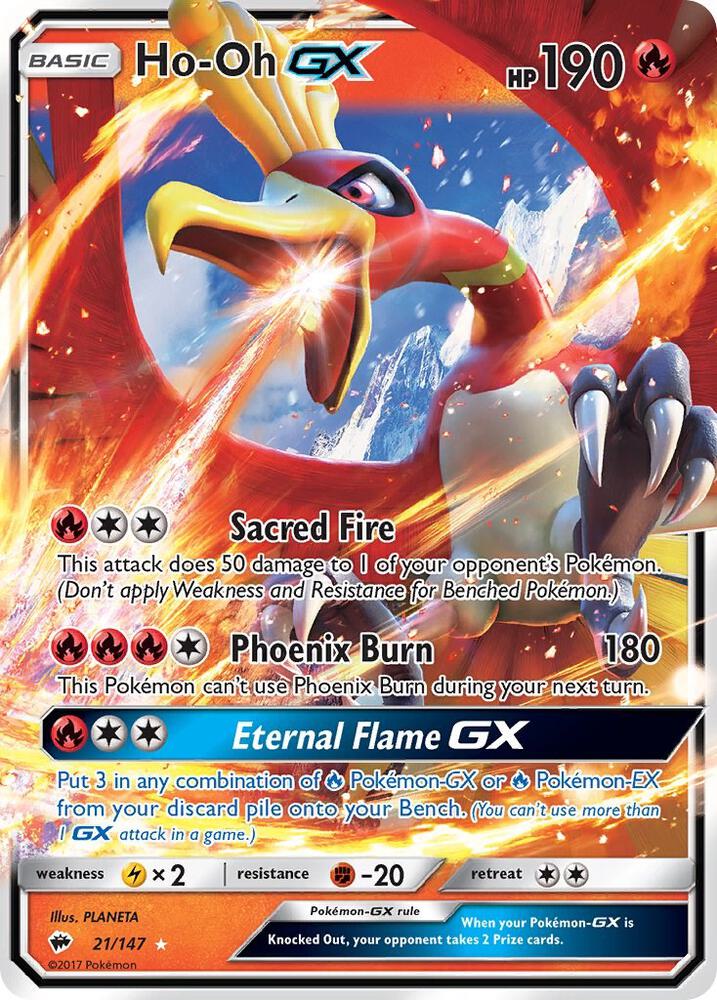 Ho-Oh GX [SM - Burning Shadows] 21/147