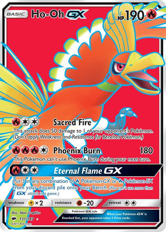 Ho-Oh GX (Full Art) [SM - Burning Shadows] 131/147