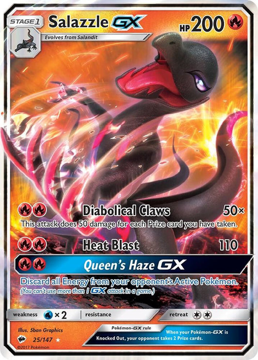 Salazzle GX [SM - Burning Shadows] 25/147