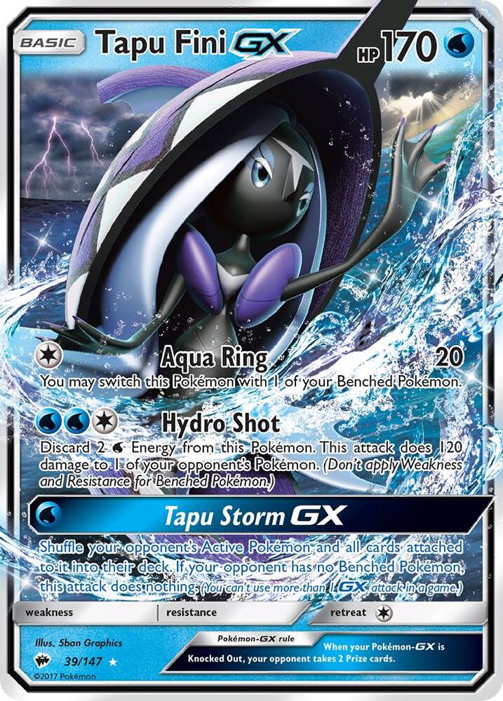 Tapu Fini GX [SM - Burning Shadows] 39/147