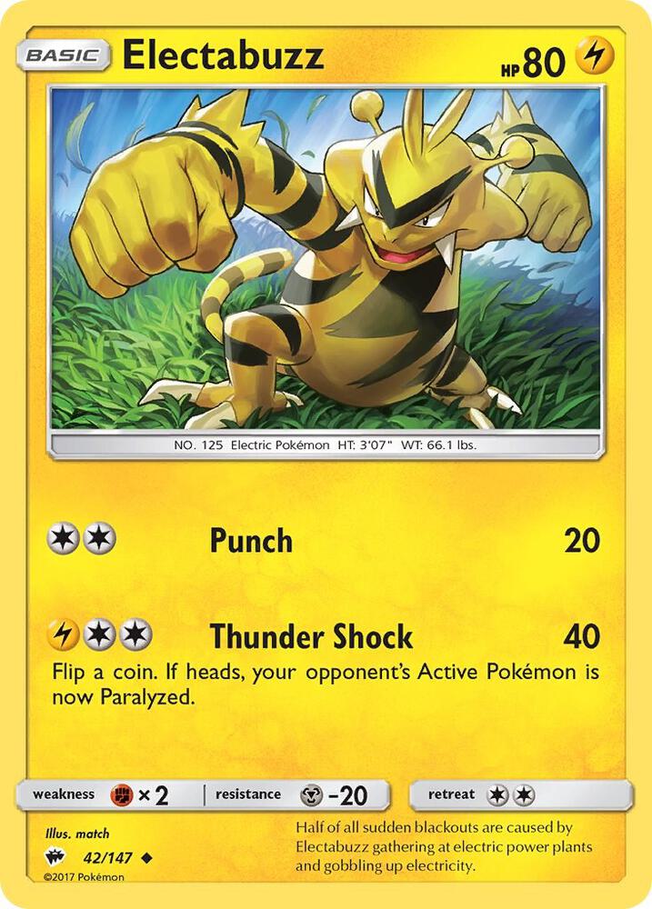 Electabuzz [SM - Burning Shadows] 42/147