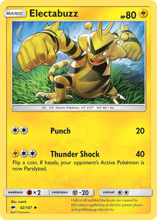 Electabuzz [SM - Burning Shadows] 42/147