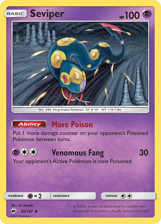 Seviper [SM - Burning Shadows] 50/147