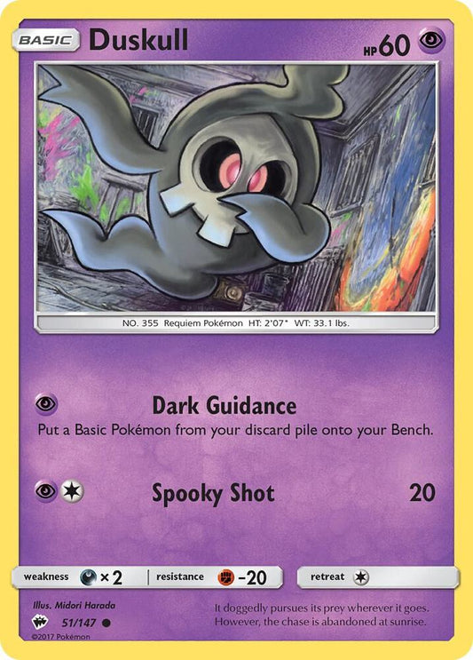 Duskull [SM - Burning Shadows] 51/147