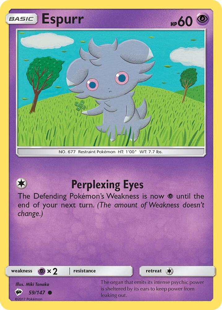 Espurr [SM - Burning Shadows] 59/147