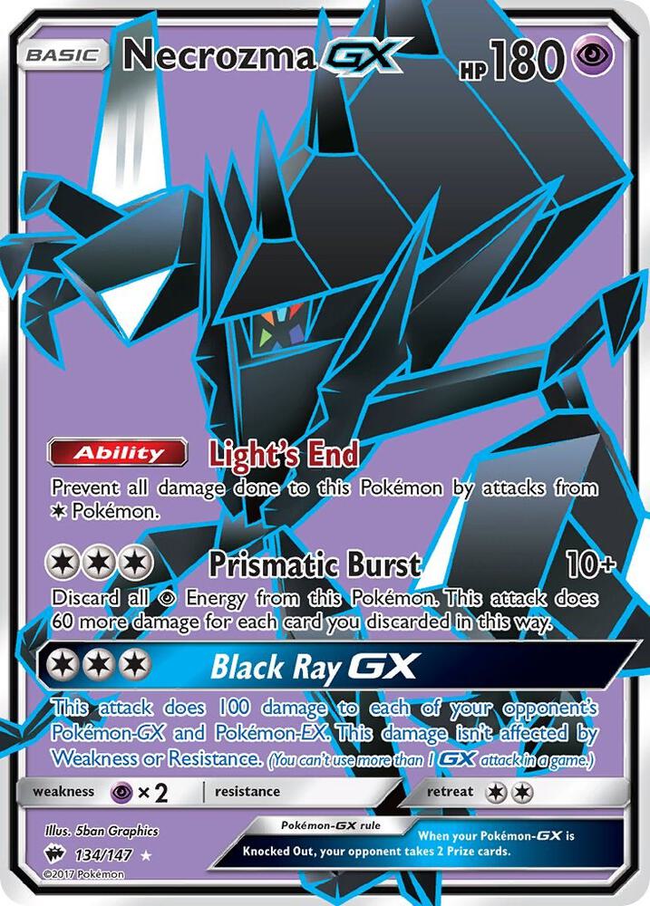 Necrozma GX (Full Art) [SM - Burning Shadows] 134/147