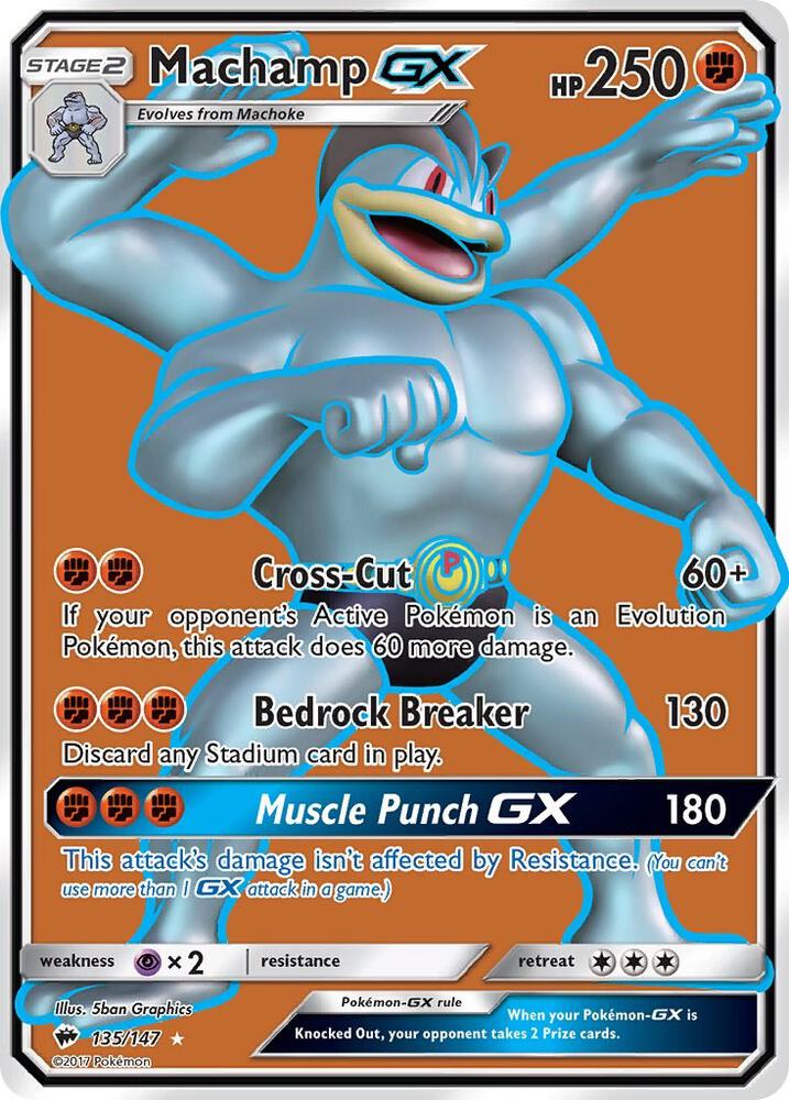 Machamp GX (Full Art) [SM - Burning Shadows] 135/147