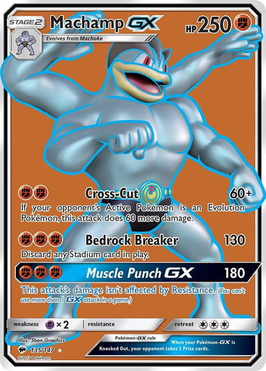 Machamp GX (Full Art) [SM - Burning Shadows] 135/147
