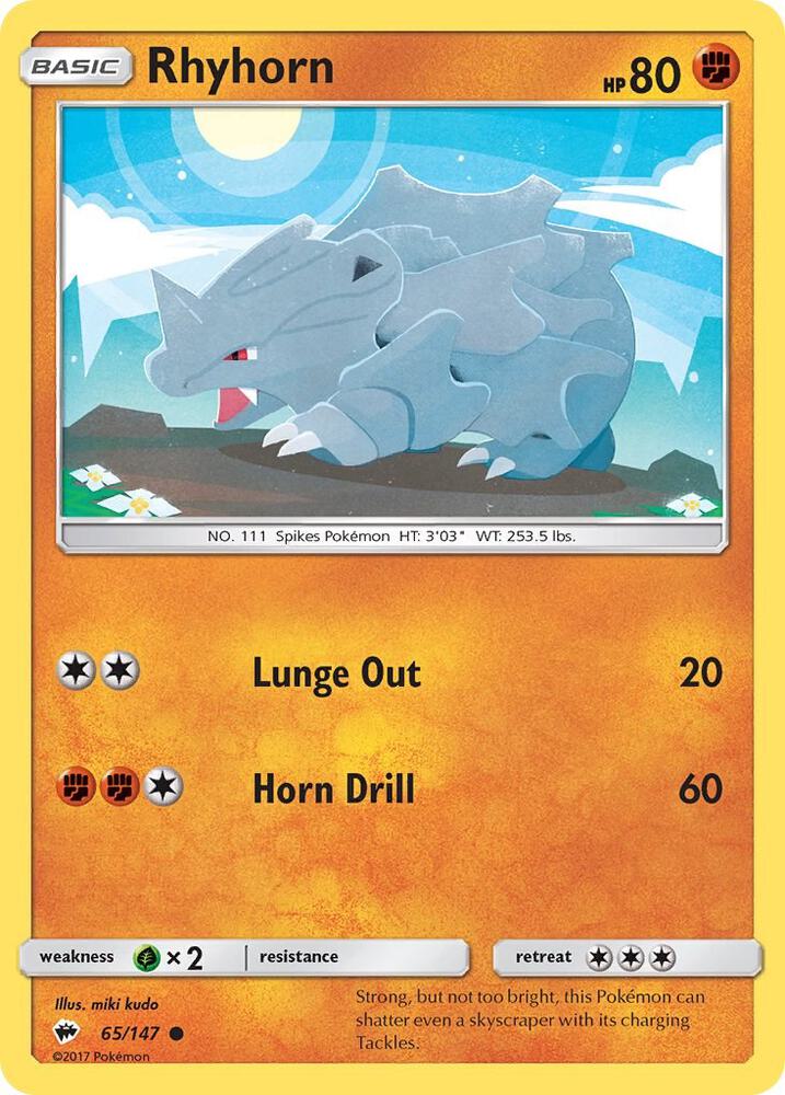 Rhyhorn [SM - Burning Shadows] 65/147