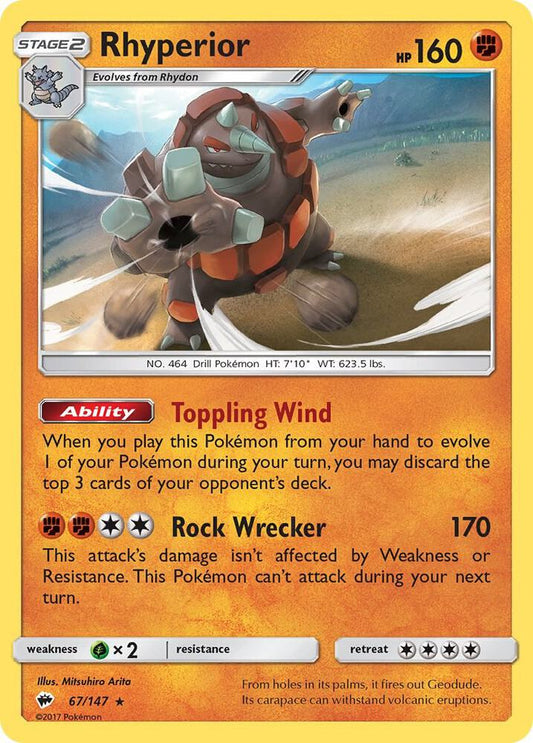Rhyperior [SM - Burning Shadows] 67/147