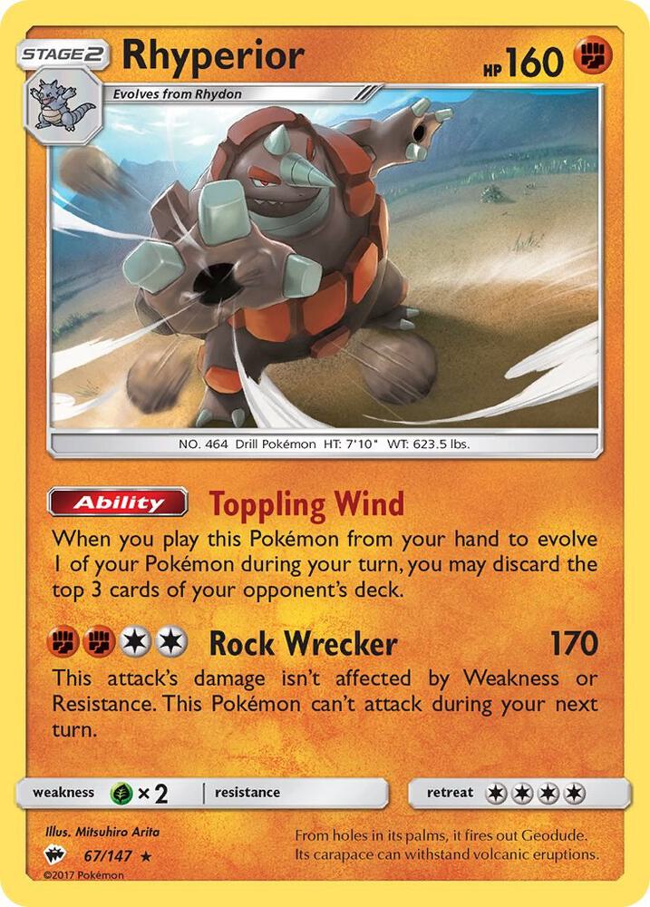 Rhyperior [SM - Burning Shadows] 67/147