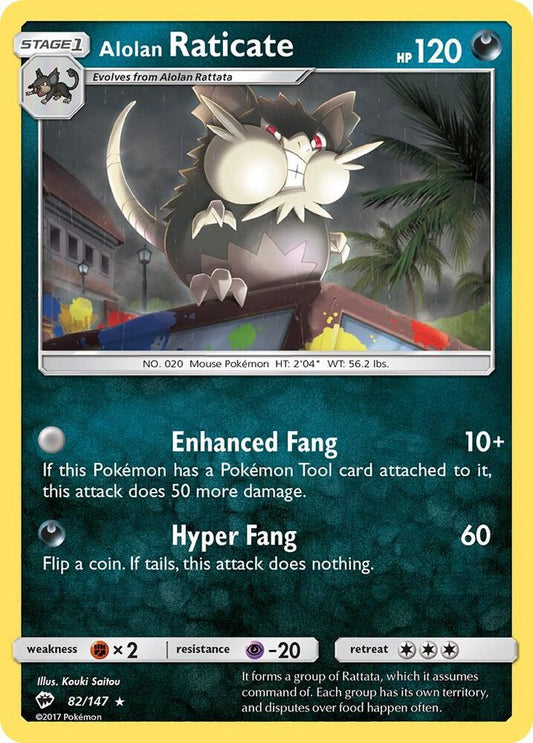 Alolan Raticate [SM - Burning Shadows] 82/147