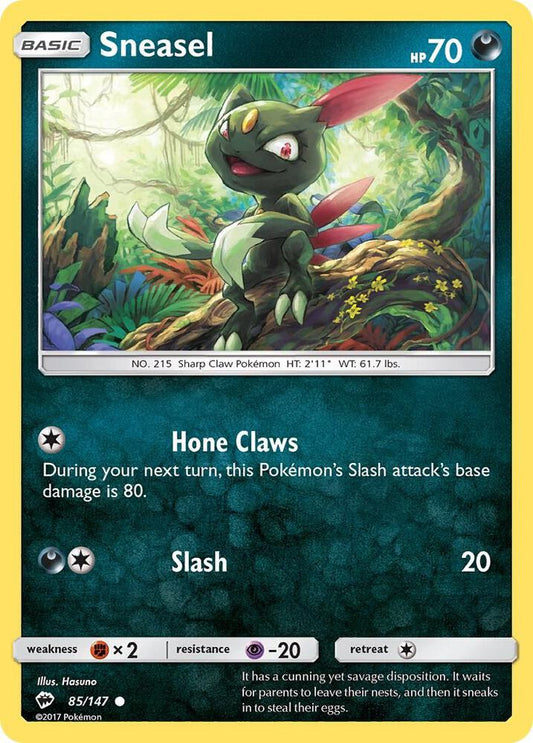 Sneasel [SM - Burning Shadows] 85/147