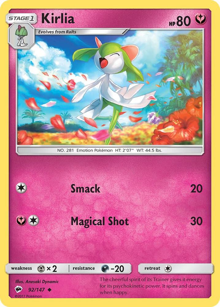 Kirlia [SM - Burning Shadows] 92/147