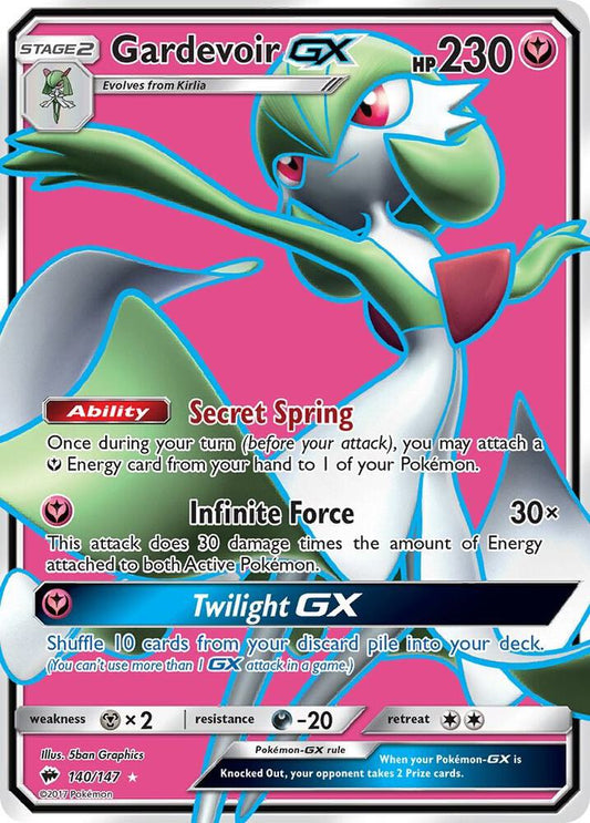 Gardevoir GX (Full Art) [SM - Burning Shadows] 140/147