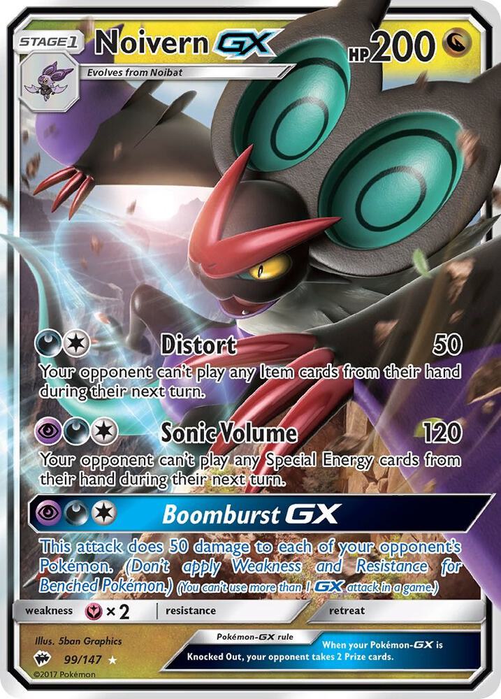 Noivern GX [SM - Burning Shadows] 99/147