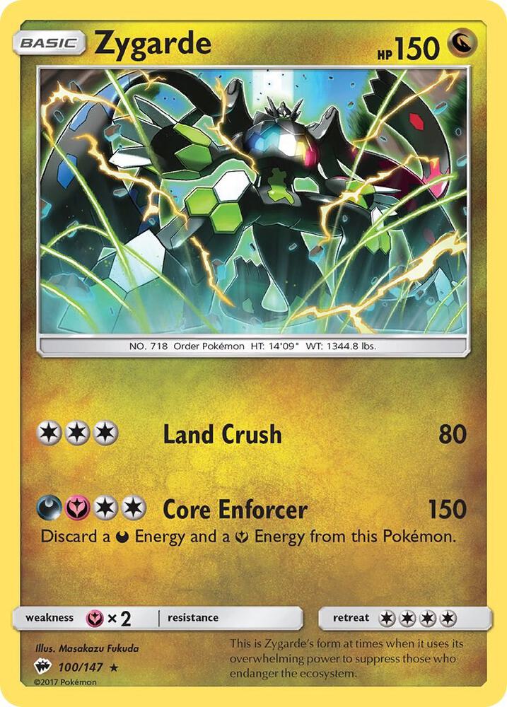 Zygarde [SM - Burning Shadows] 100/147