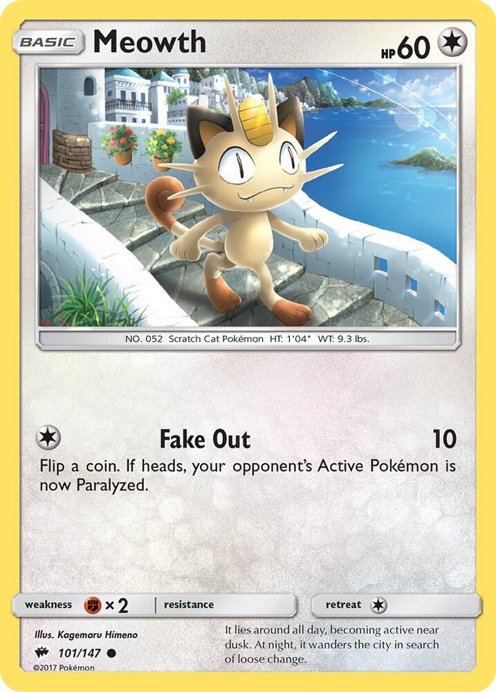 Meowth [SM - Burning Shadows] 101/147