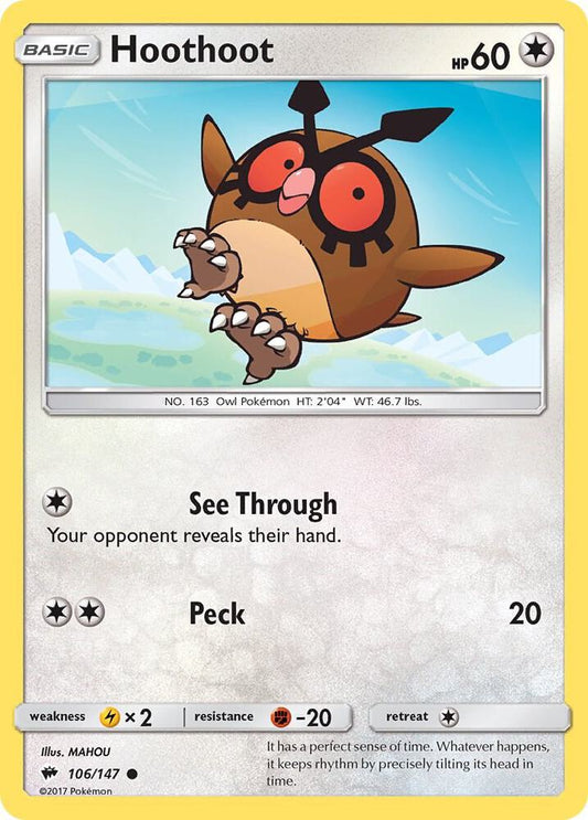 Hoothoot [SM - Burning Shadows] 106/147