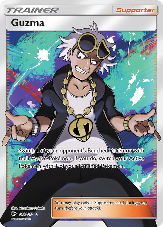 Guzma (Full Art) [SM - Burning Shadows] 143/147