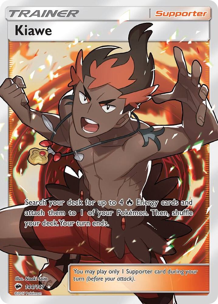 Kiawe (Full Art) [SM - Burning Shadows] 144/147