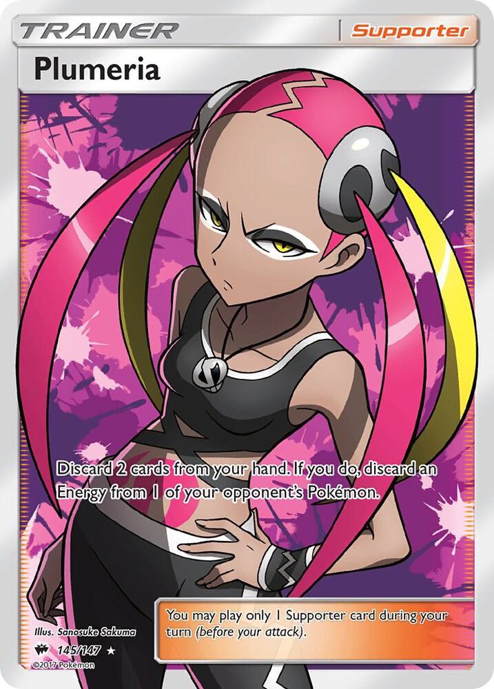 Plumeria (Full Art) [SM - Burning Shadows] 145/147