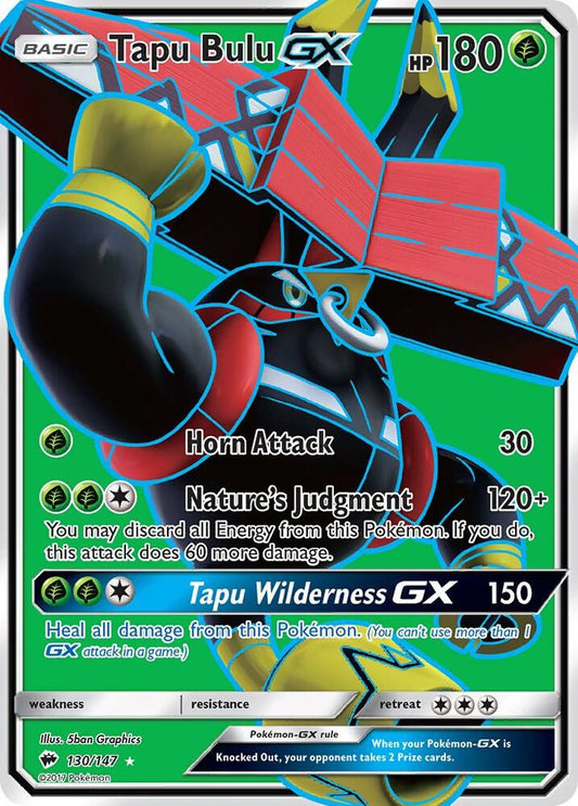 Tapu Bulu GX (Full Art) [SM - Burning Shadows] 130/147