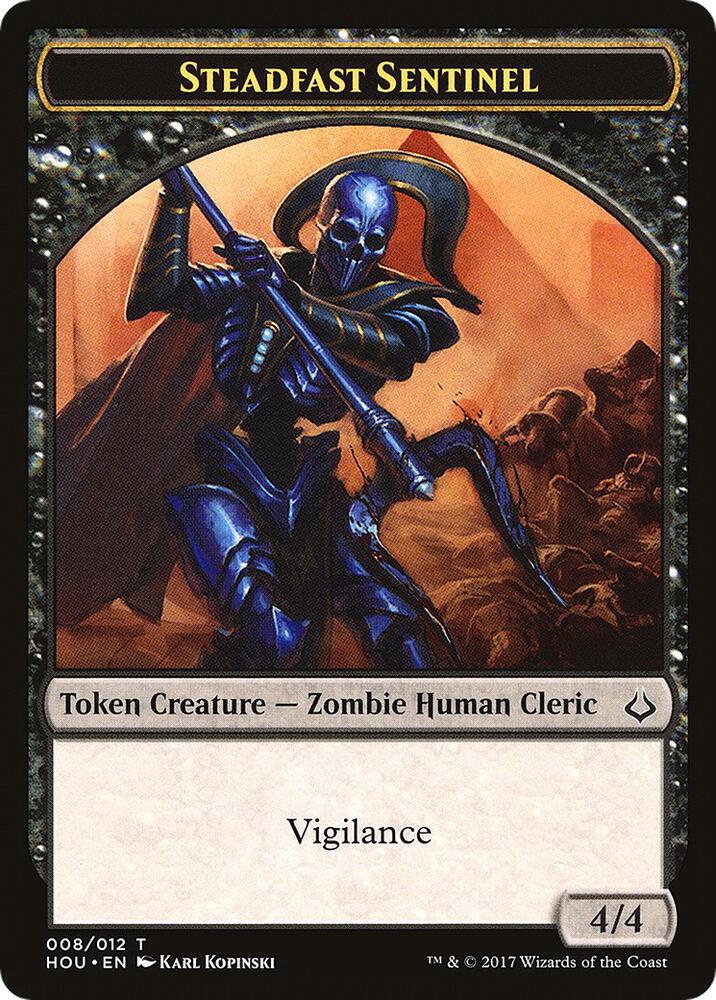Steadfast Sentinel // Cat Double-Sided Token [Hour of Devastation] 8 // 16