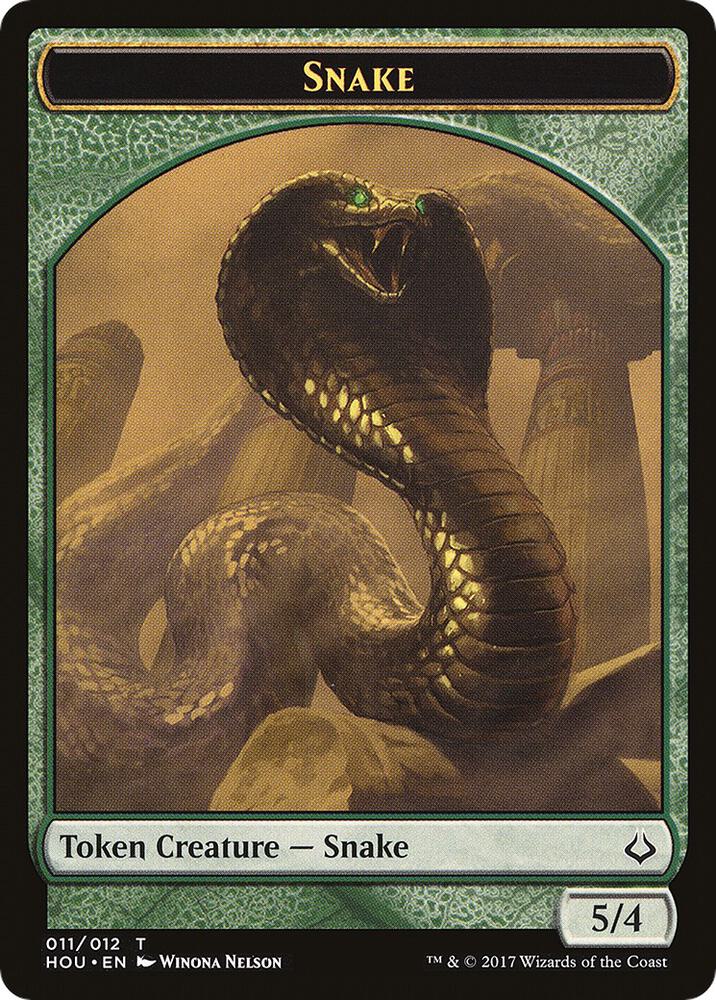 Snake // Zombie Double-Sided Token [Hour of Devastation] 11 // 20