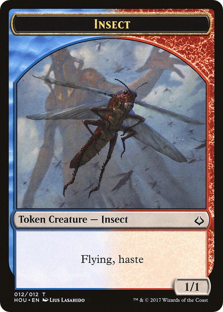 Insect // Zombie Double-Sided Token [Hour of Devastation] 12 // 20