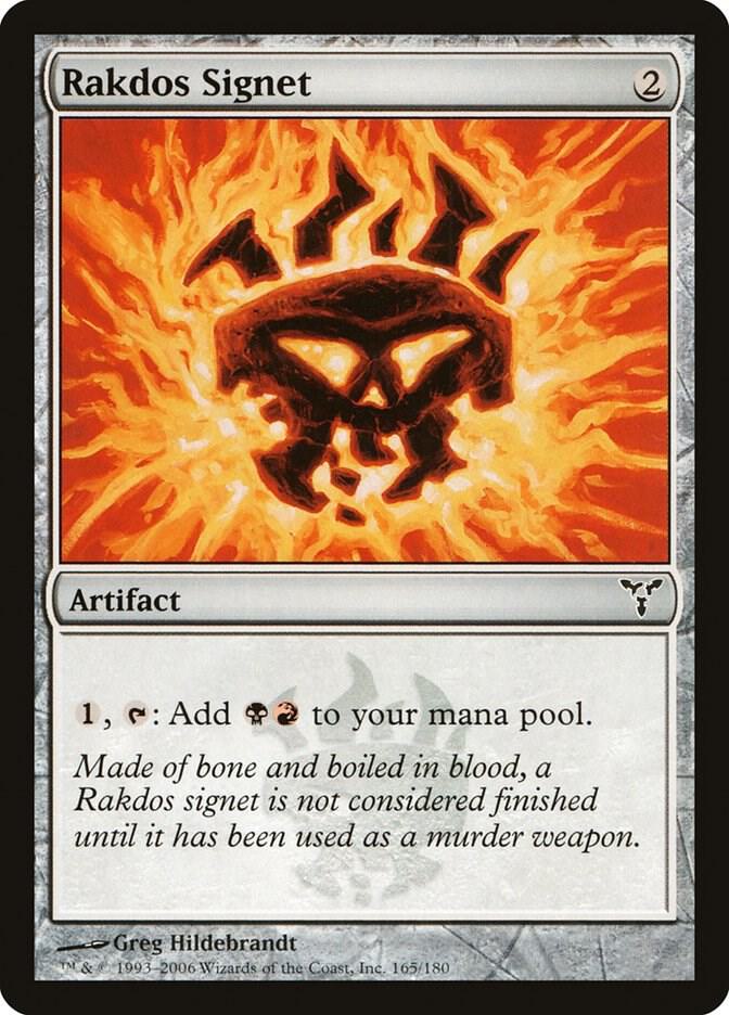Rakdos Signet [Dissension] 165
