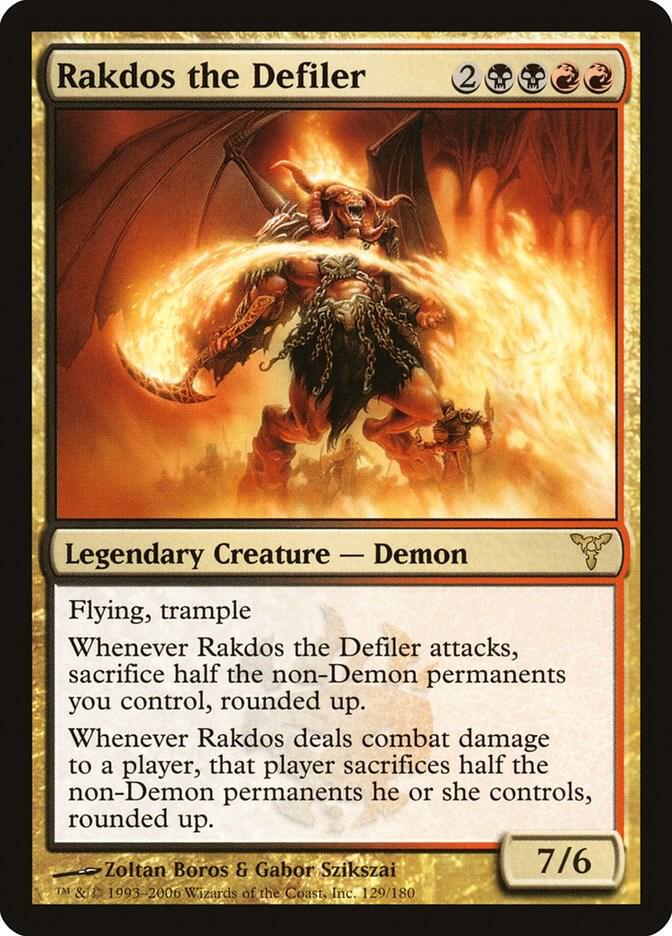 Rakdos the Defiler [Dissension] 129