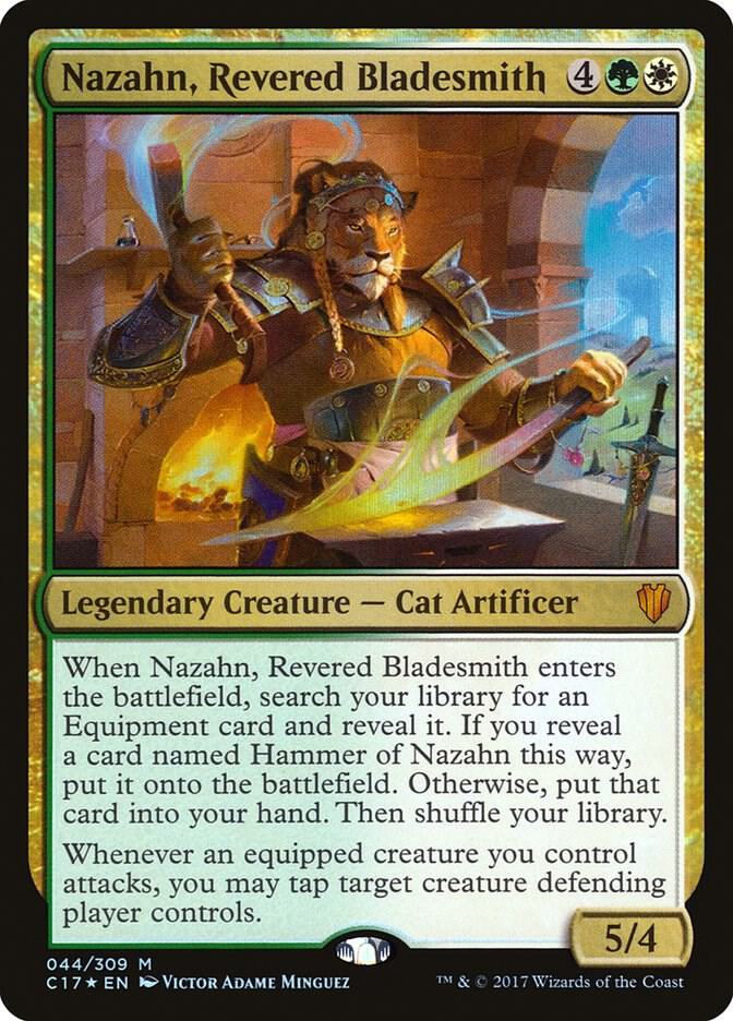 Nazahn, Revered Bladesmith [Commander 2017] 44